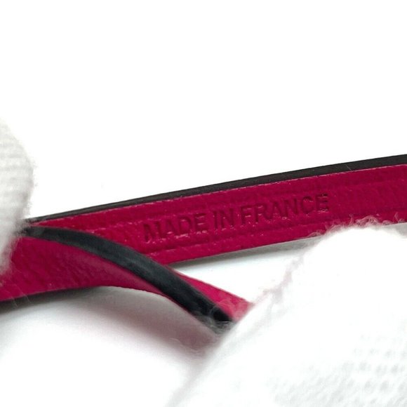 AUTH UNUSED HERMES Shopper Sac Orange strap charm Anyo Miro - Picture 10 of 10